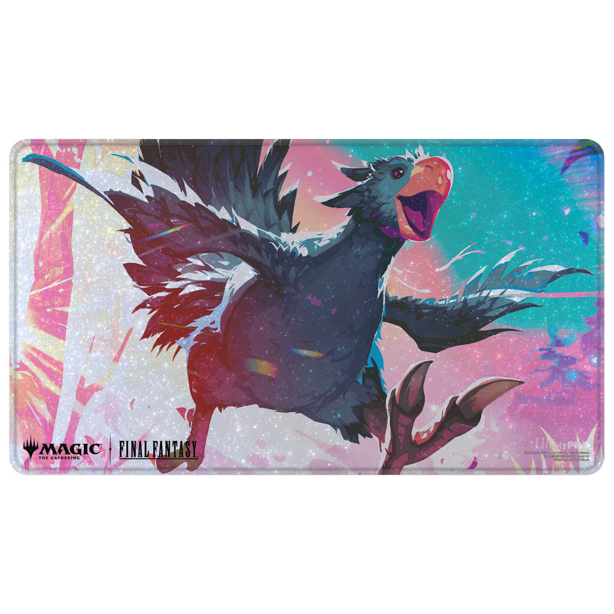 Ultra Pro Holofoil Playmat Magic the Gathering Universes Beyond Final Fantasy Premium V Traveling Chocobo (Black)