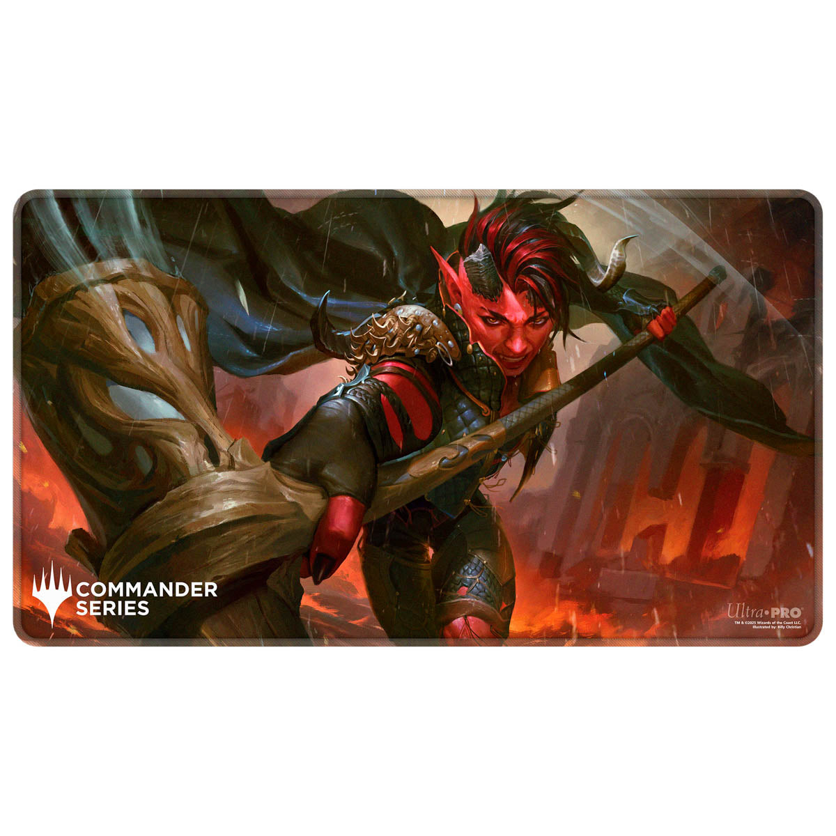 Ultra Pro Stitched Playmat Magic the Gathering Commander 7 Karlach, Fury of Avernus