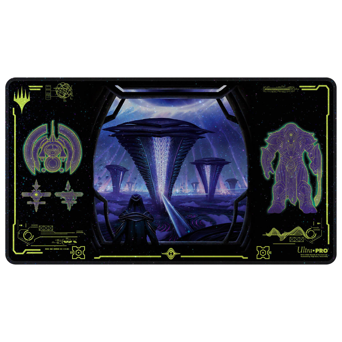 Ultra Pro Holofoil Playmat Magic the Gathering Edge of Eternities Black Mythic