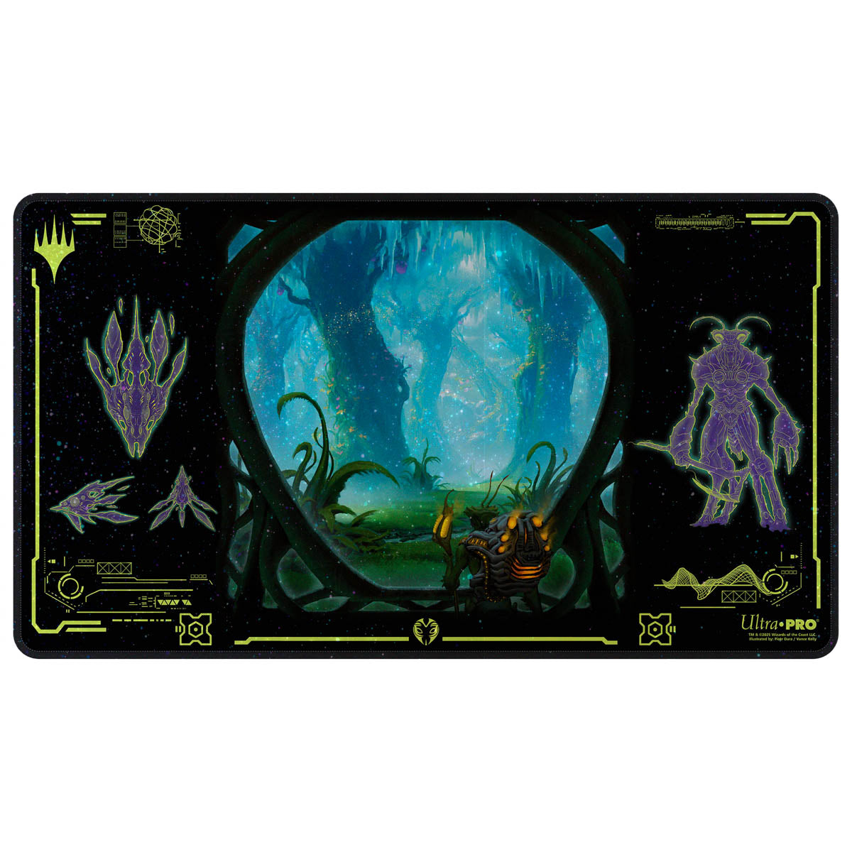 Ultra Pro Holofoil Playmat Magic the Gathering Edge of Eternities Green Mythic