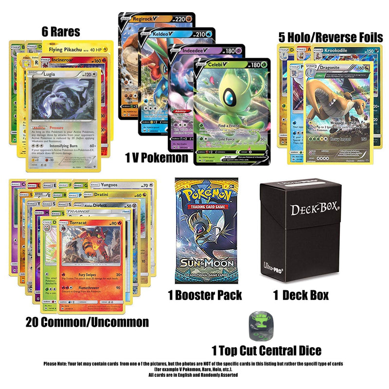 Top Cut Central - V Pokemon & Deck Box Lot