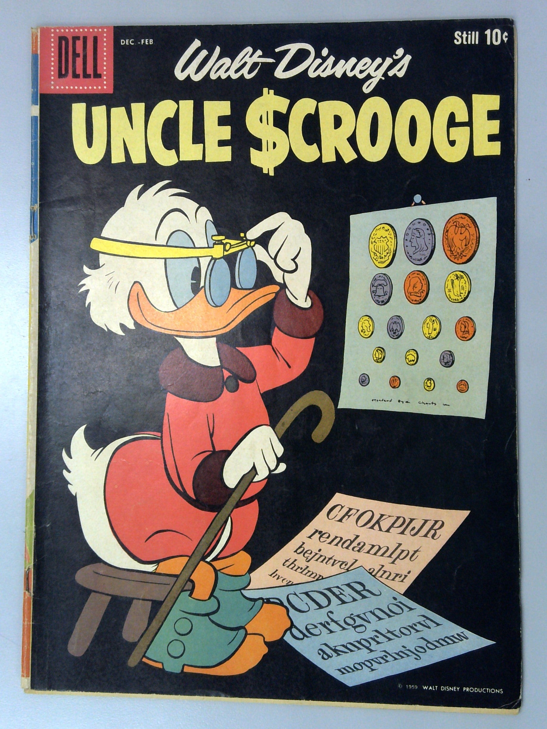 Walt Disney's Uncle Scrooge #28 1959 Dell Comic VG- 3.5