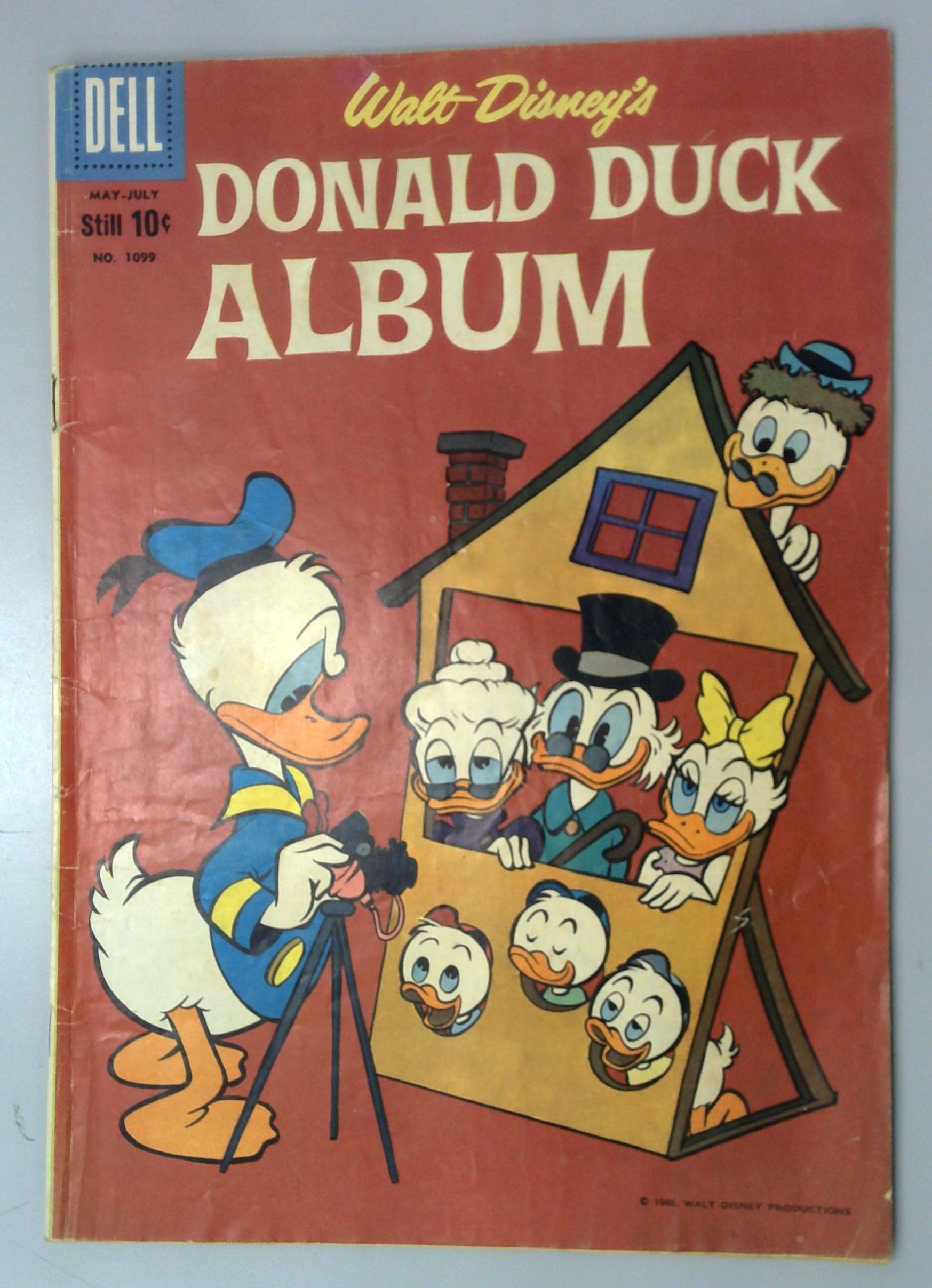 Walt Disney's Donald Duck Album (Four Color #1099) 1960 Dell Comic Carl Barks cover G/VG 3.0