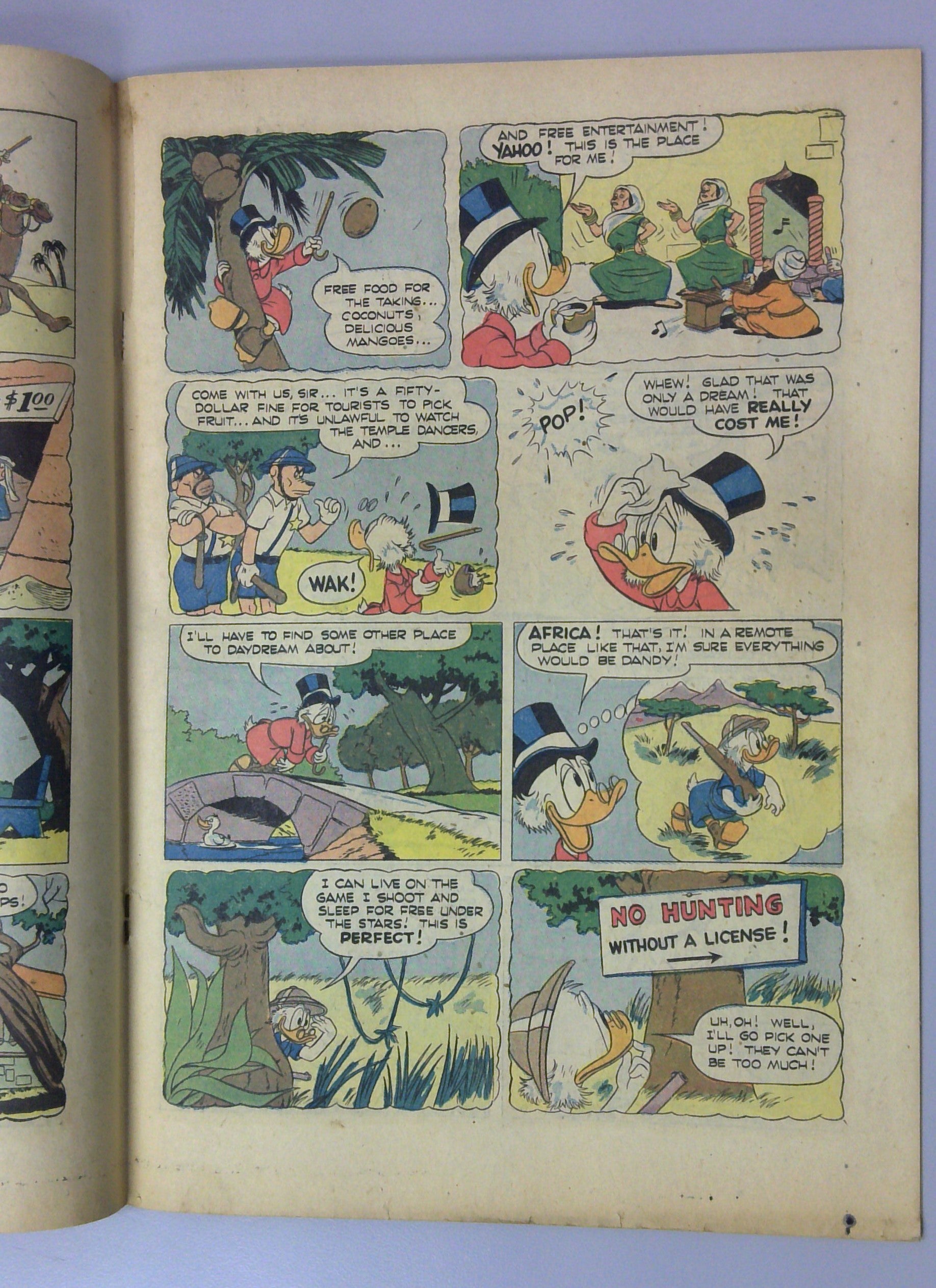Walt Disney's Duck Album (Four Color #649) 1955 Dell Comic VG- 3.5