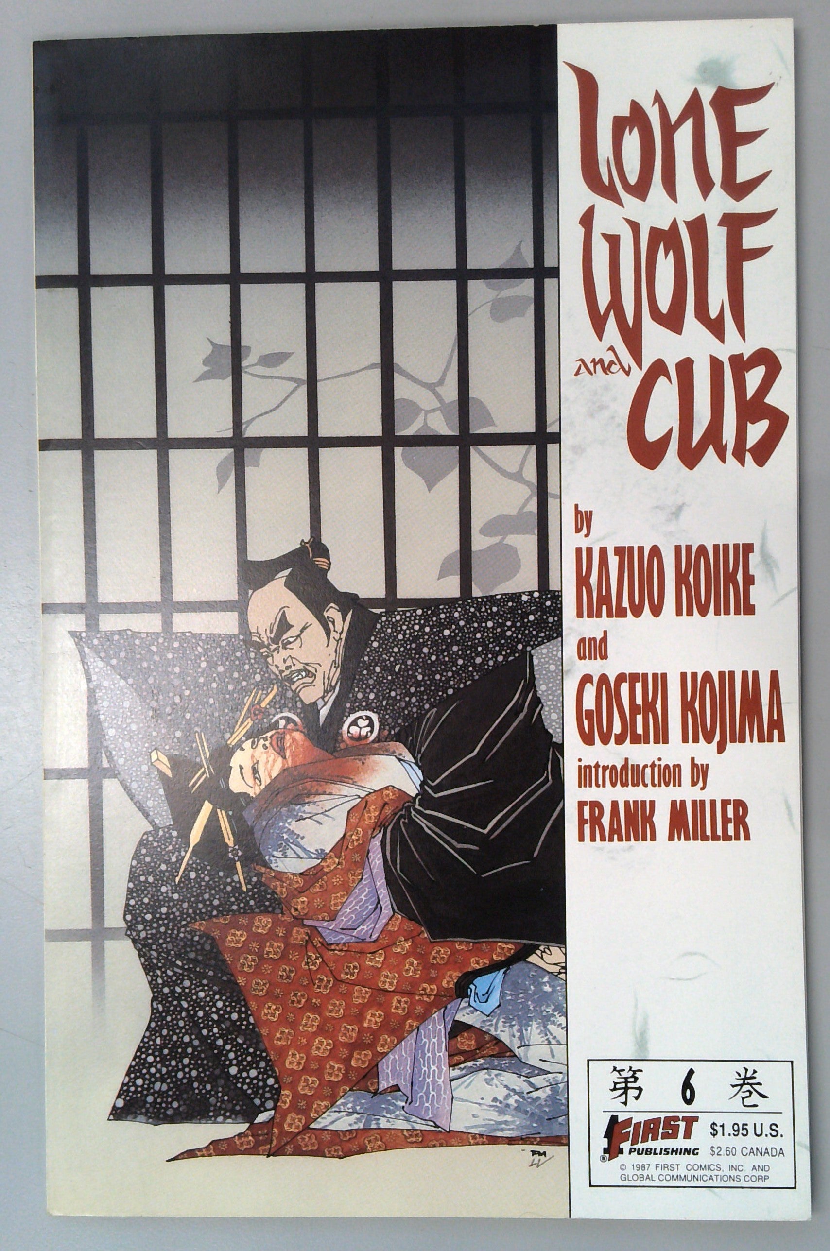 Lone Wolf and Cub #6 1987 First Comics VF/NM 9.0