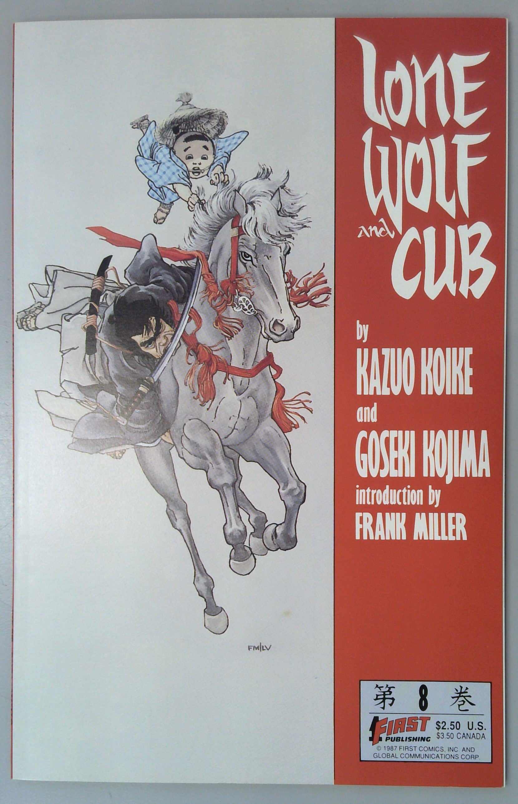 Lone Wolf and Cub #8 1987 First Comics VF 8.0