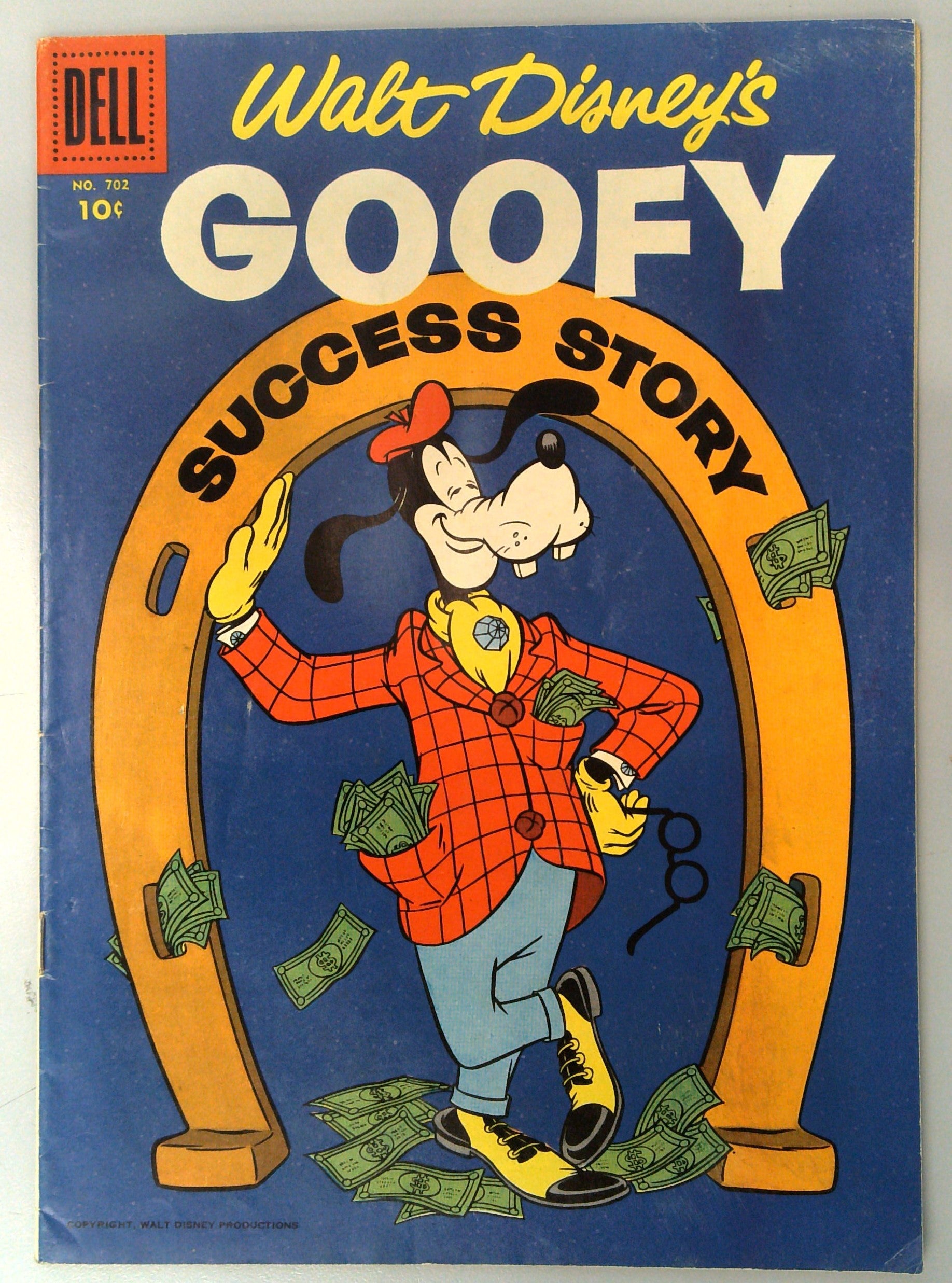 Walt Disney's Goofy Success Story (Four Color #702) 1956 Dell Comic VG 4.0