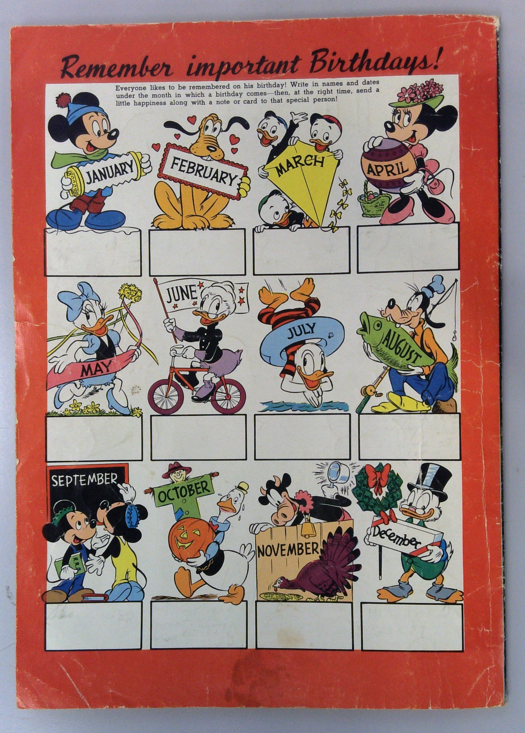 Walt Disney's Mickey Mouse Almanac #1 1957 Dell Comic G- 1.8
