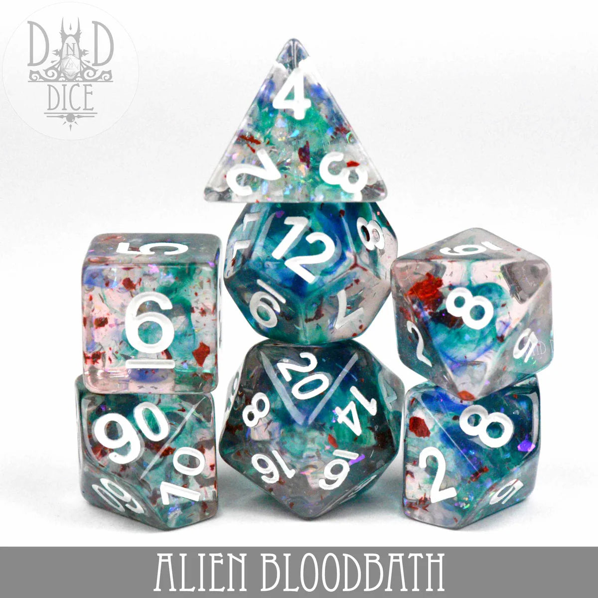 Alien Bloodbath 7pc Dice Set