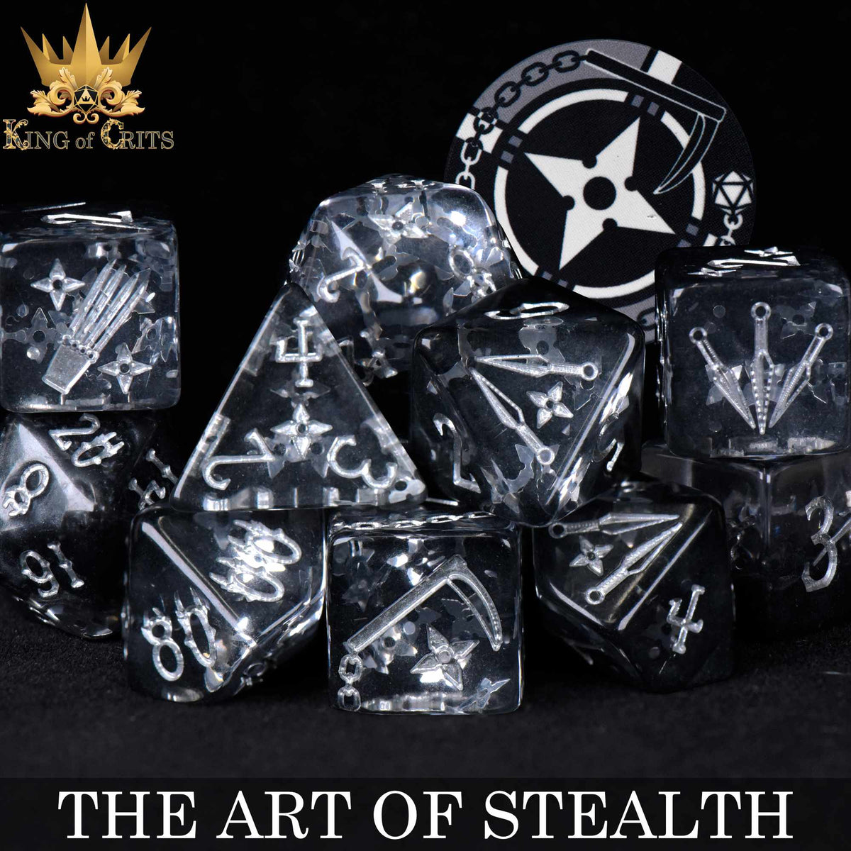 The Art of Stealth - 11 Dice Set