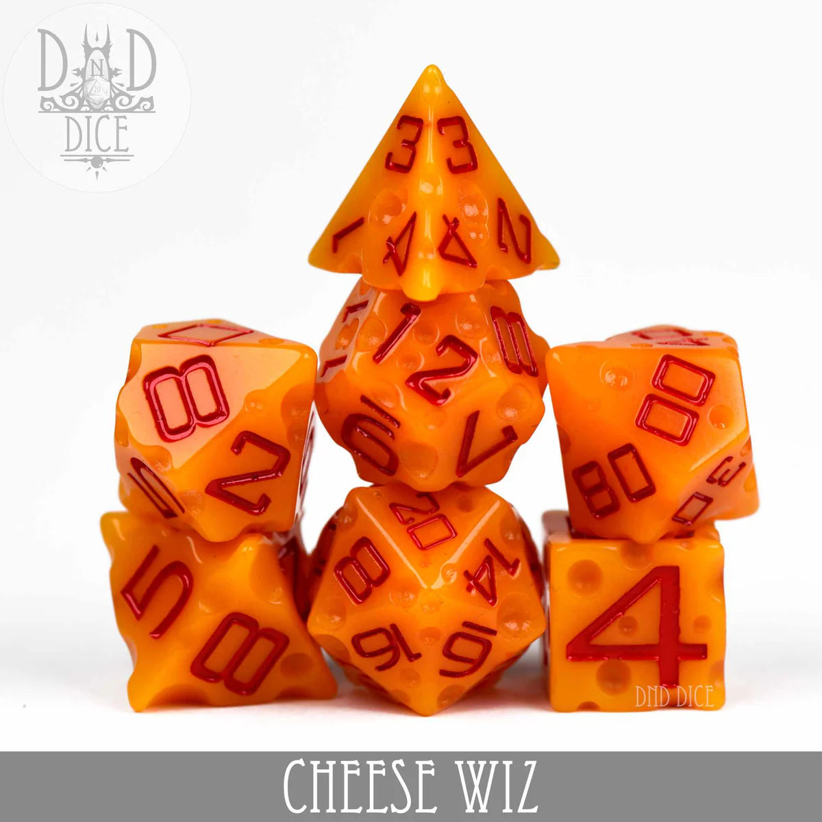 Cheese Wiz 7pc Dice Set