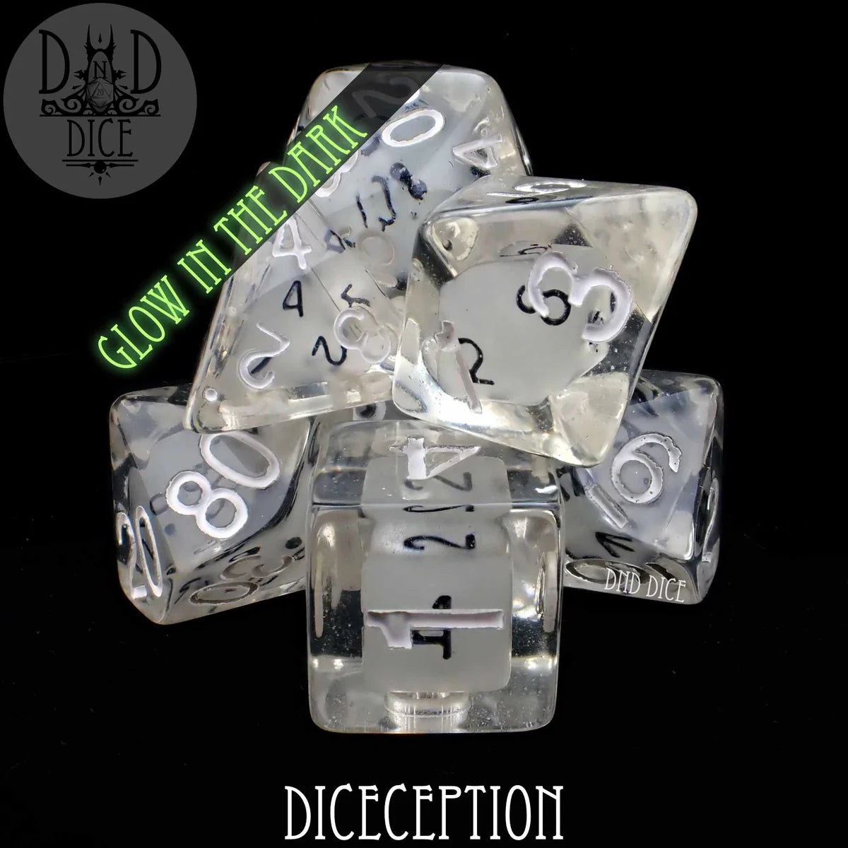 Diceception (Glow) 7pc Dice Set