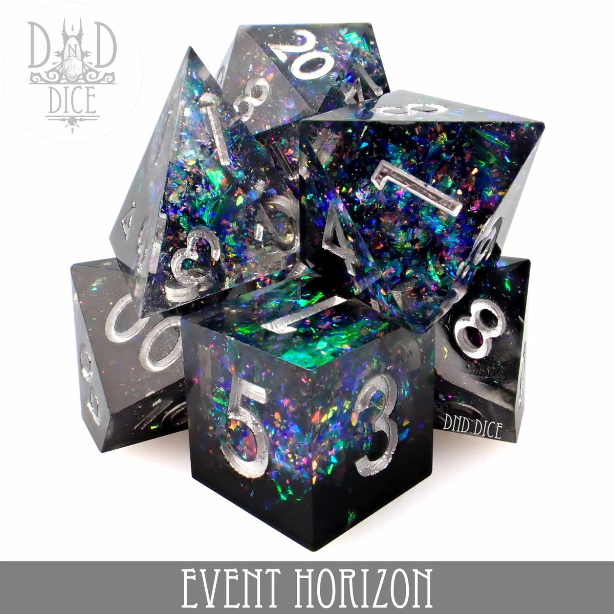 Event Horizon (Handmade) 7pc Dice Set