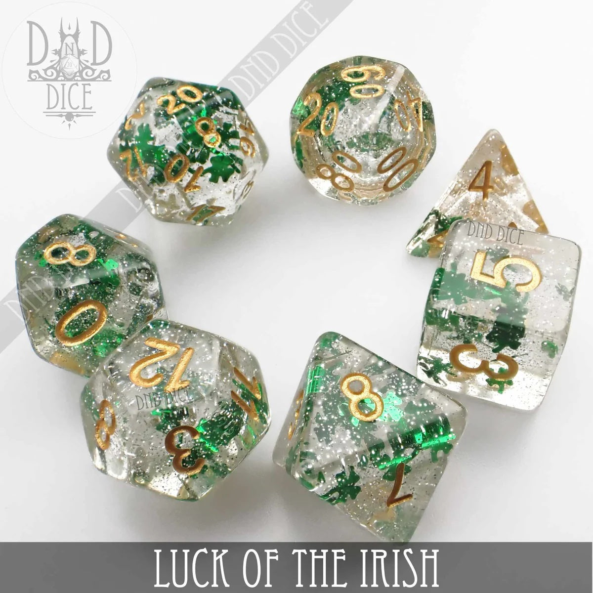 Luck of The Irish 7pc Dice Set