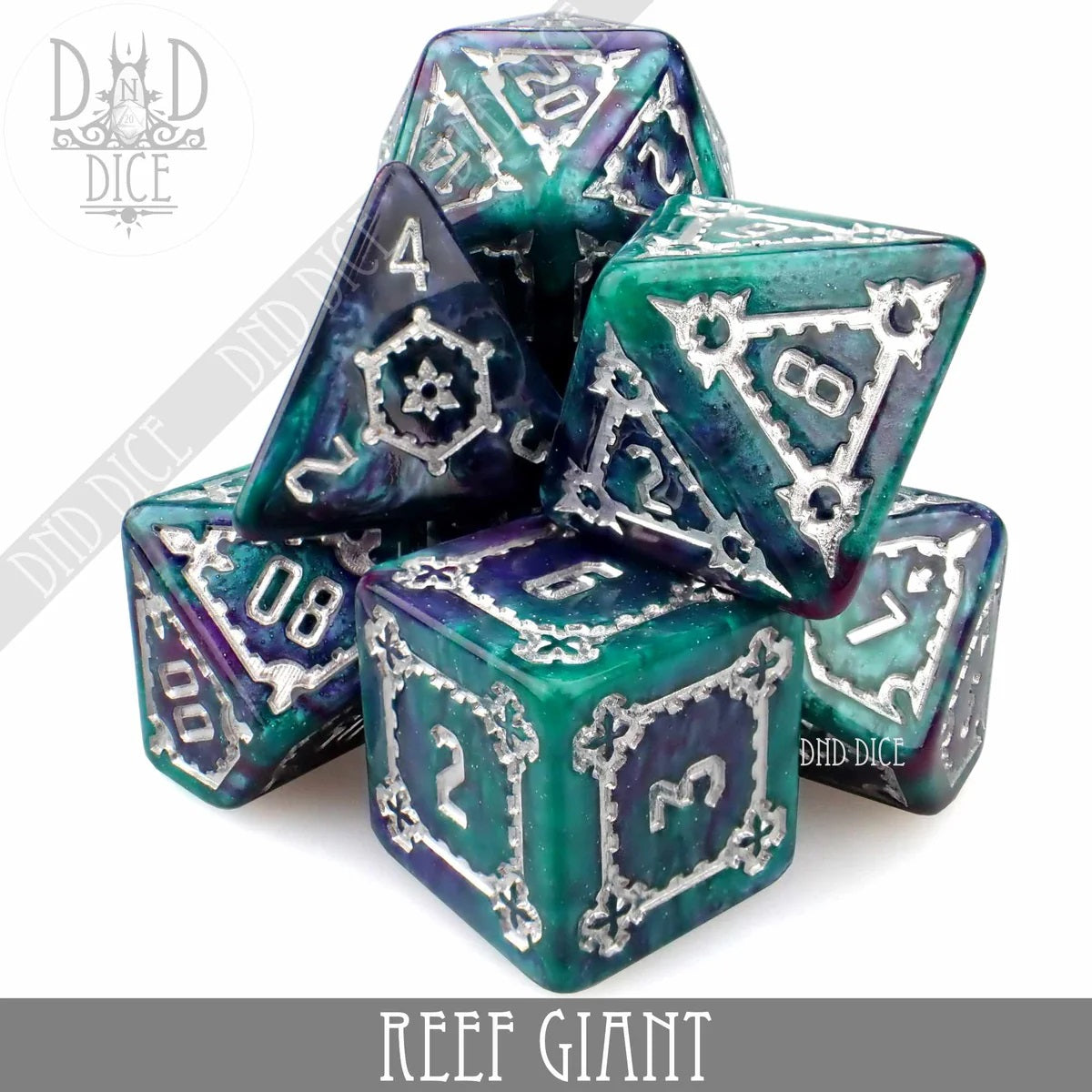 Reef Giant (Oversize) 7pc Dice Set