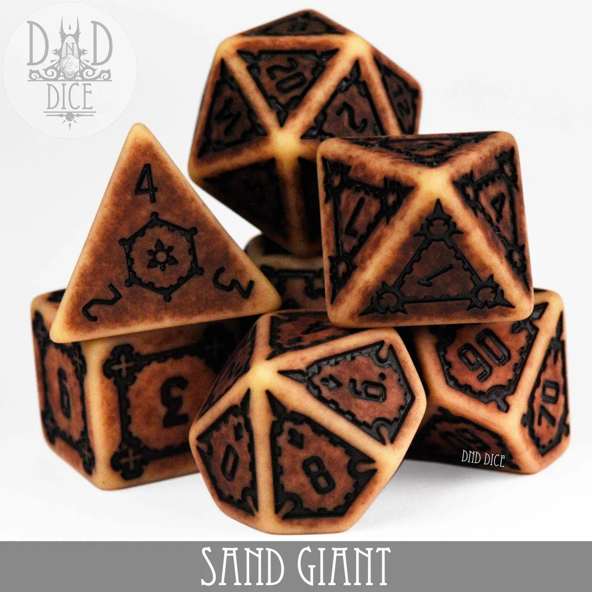 Sand Giant (Oversize) 7pc Dice Set