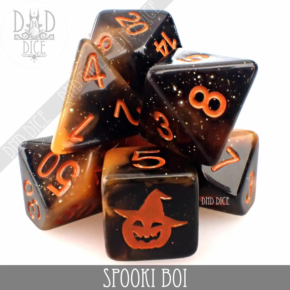Spooki Boi 7pc Dice Set
