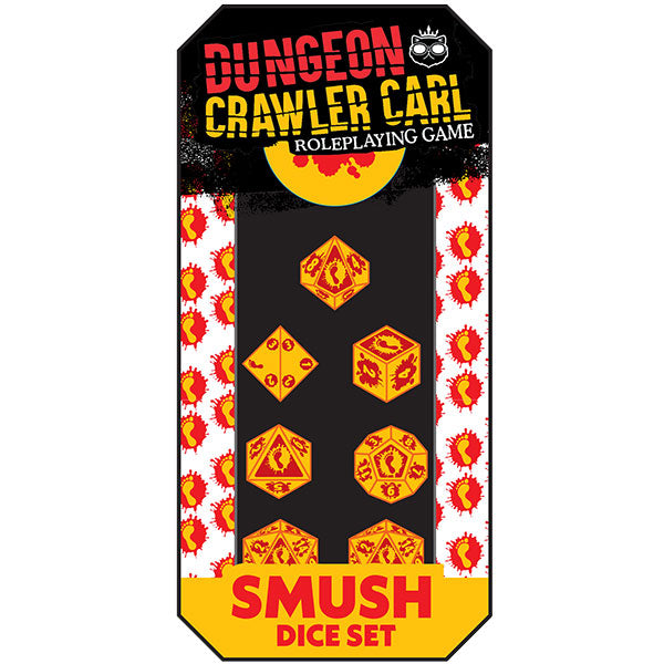 7-Die Set Dungeon Crawler Carl RPG Dice: Smush