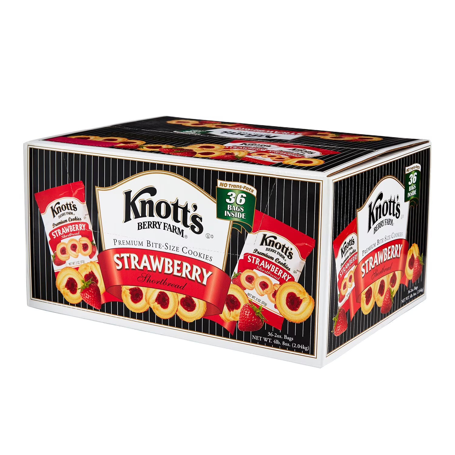 Knott's Berry Farm Strawberry Shortbread Cookies, 2 oz.