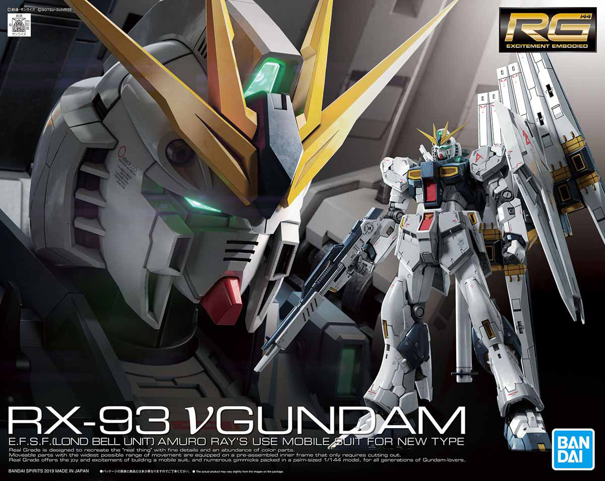 #32 Nu Gundam "Char's Counterattack", Bandai Hobby RG 1/144