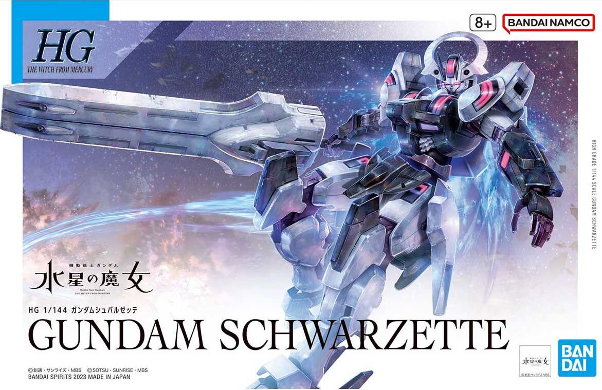 1/144 HG #25 Gundam Schwarzette (Mobile Suit Gundam: The Witch from Mercury)