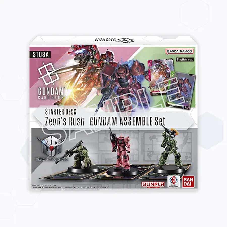 GUNDAM TCG Gundam Assemble Starter Set - Starter Deck 03: Zeon's Rush