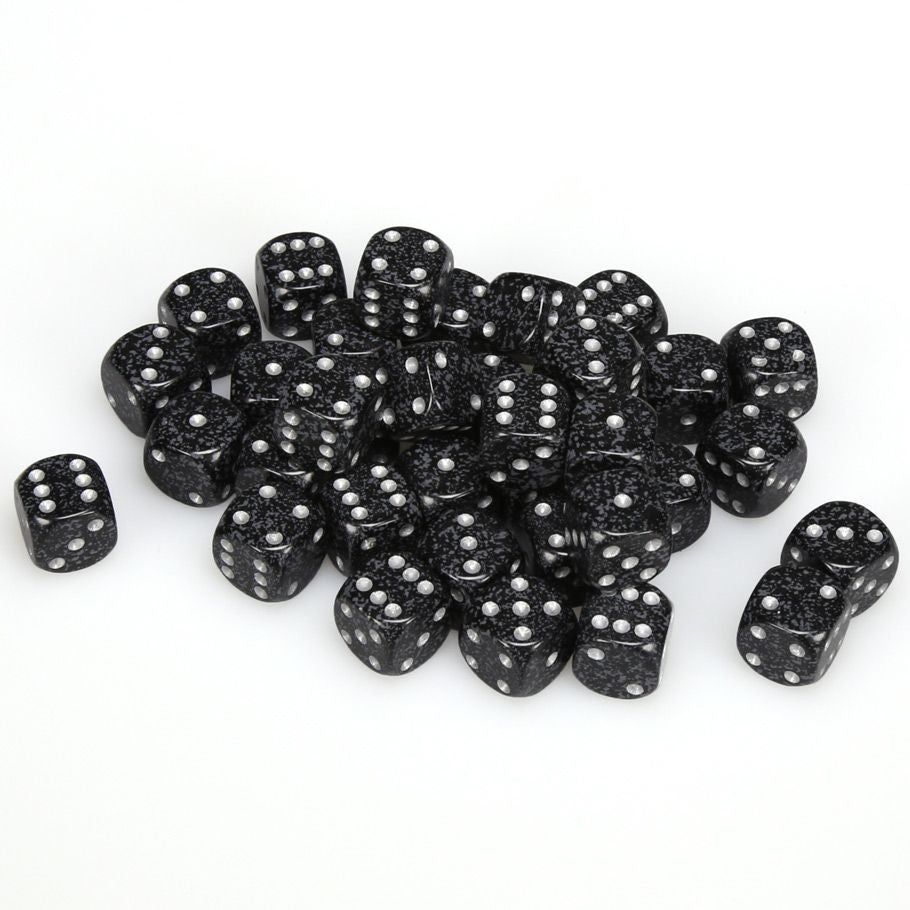 Chessex Speckled Ninja 12mm D6 (36) Dice Block