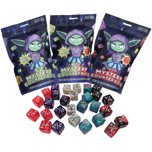 Mystery Dice Goblin - Counter Dice +/- Mystery Bag