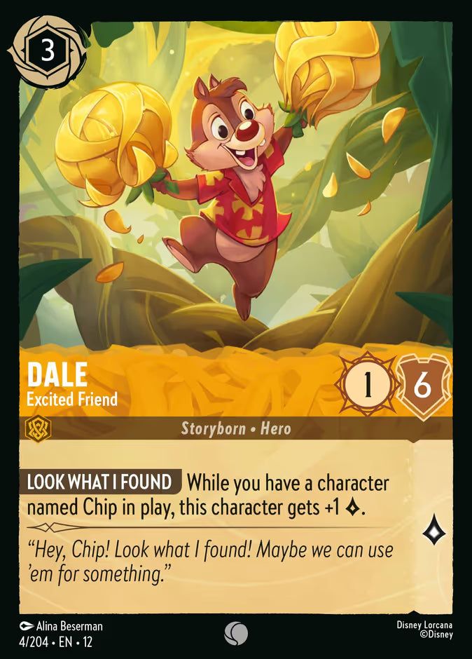 Dale - Excited Friend - 4/204 - Cold Foil