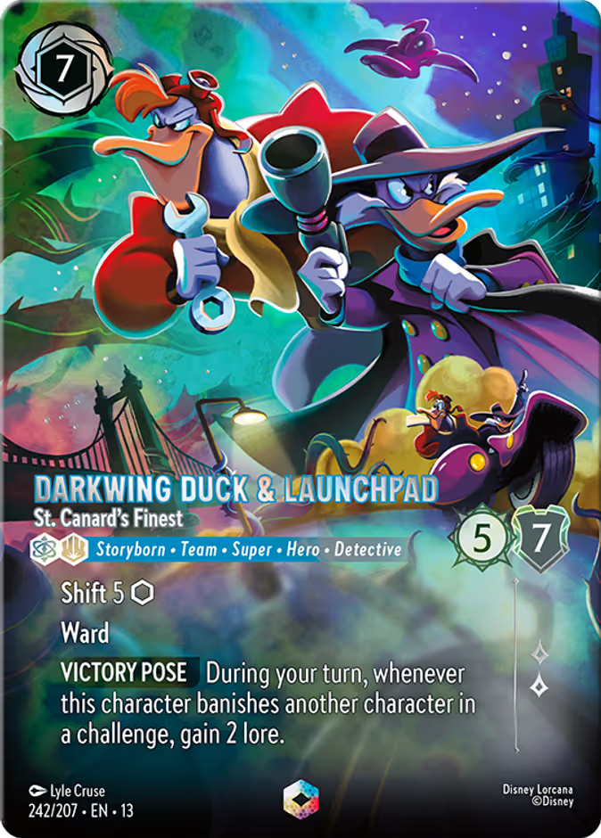 Darkwing Duck & Launchpad - St. Canard's Finest (Enchanted) - 242/207
