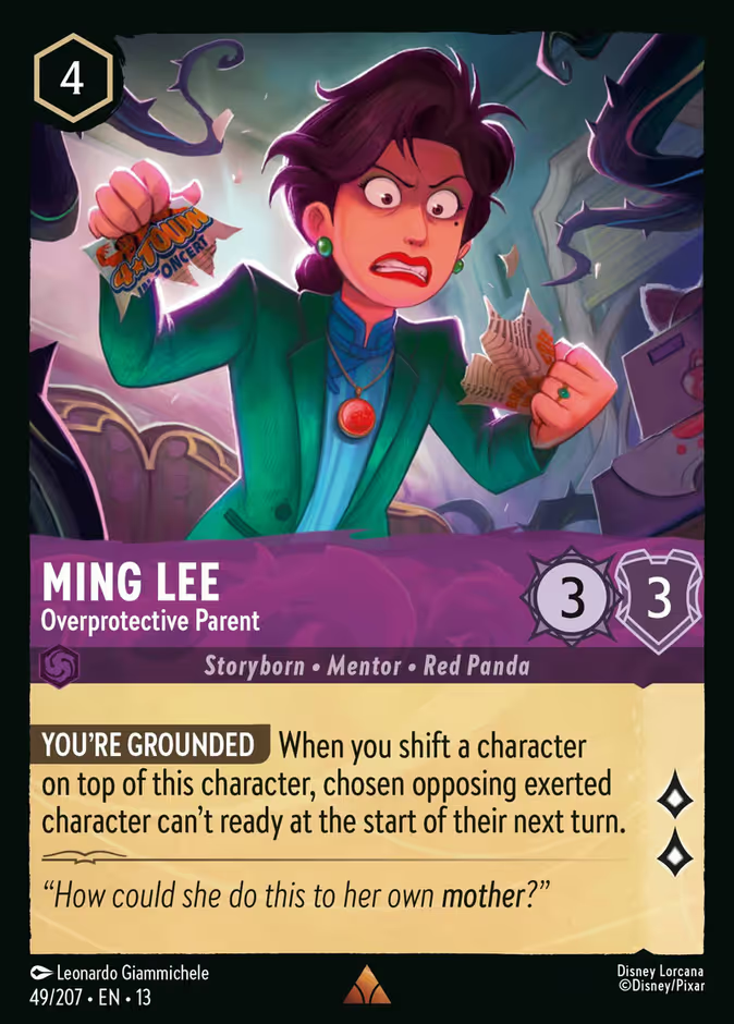 Ming Lee - Overprotective Parent - 49/207 - Cold Foil