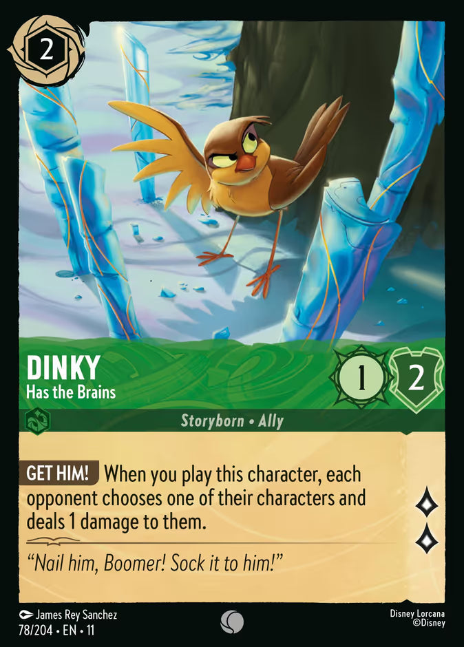 Dinky - Has the Brains - 78/204 - Cold Foil