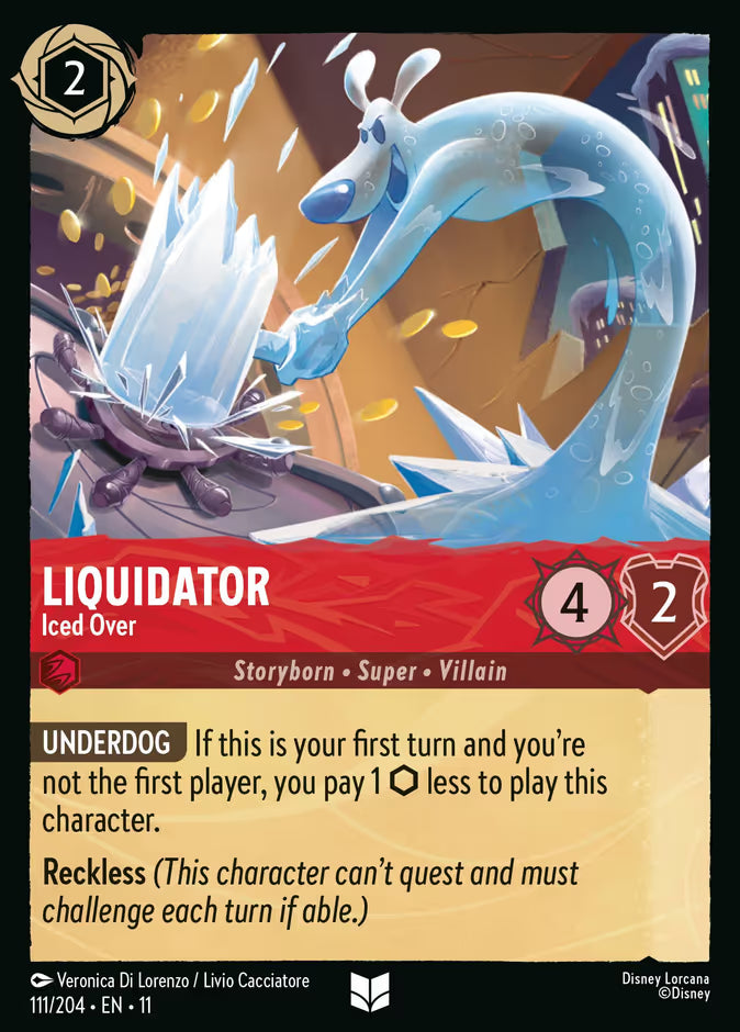 Liquidator - Iced Over - 111/204 - Cold Foil