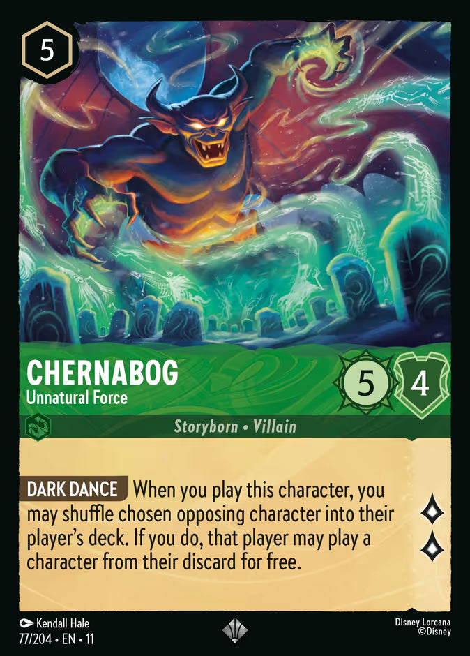 Chernabog - Unnatural Force - 77/204 - Cold Foil