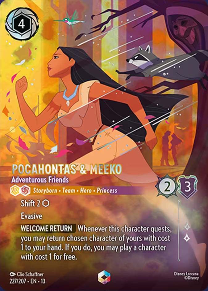 Pocahontas & Meeko - Adventurous Friends (Enchanted) - 227/207