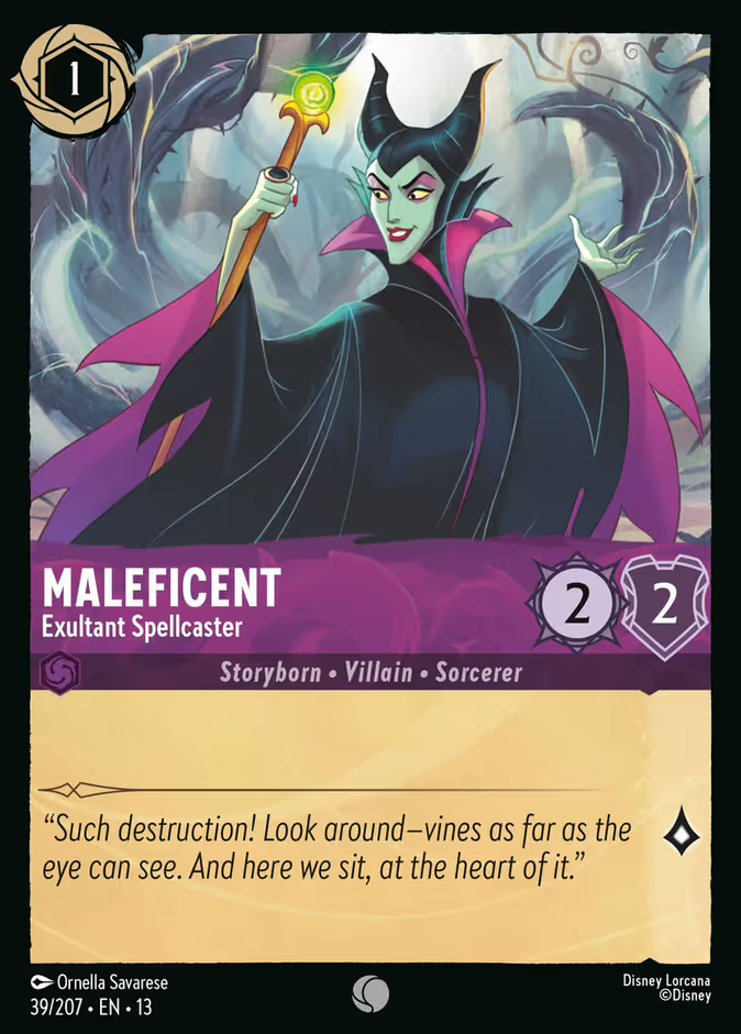 Maleficent - Exultant Spellcaster - 39/207