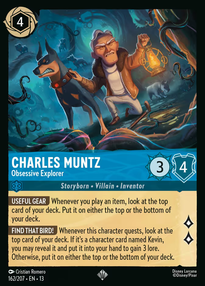 Charles Muntz - Obsessive Explorer - 162/207 - Cold Foil