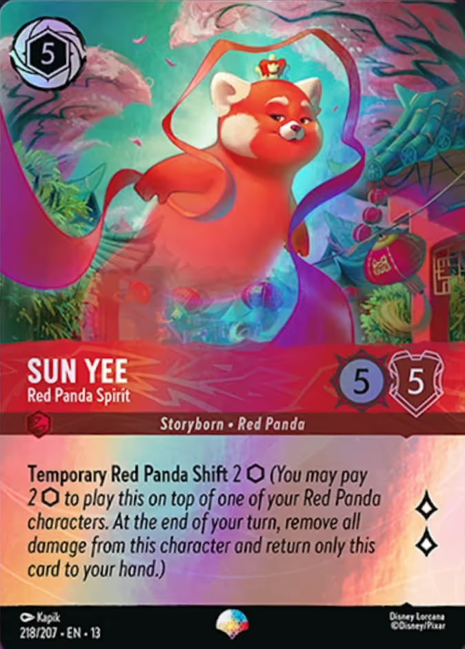 Sun Yee - Red Panda Spirit (Epic) - 218/207