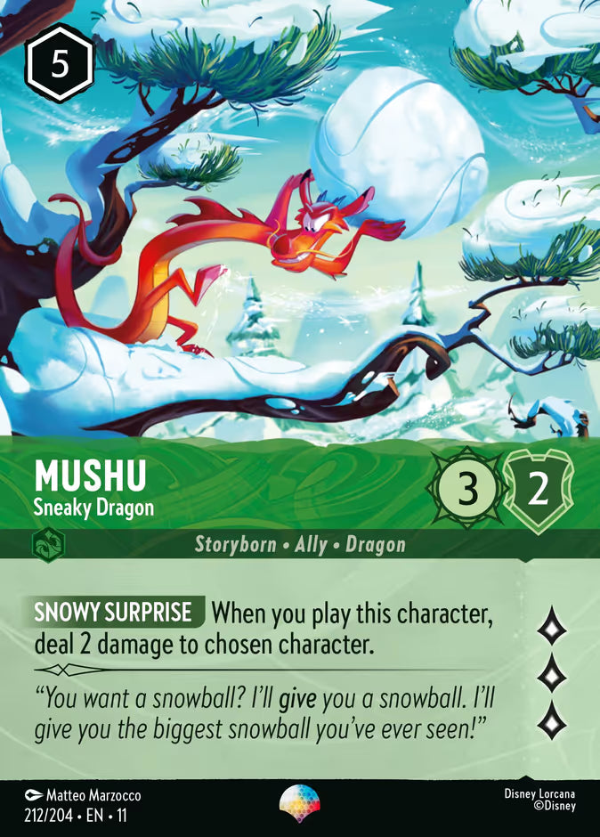 Mushu - Sneaky Dragon (Epic) - 212/204