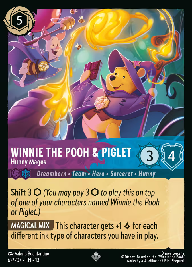 Winnie the Pooh & Piglet - Hunny Mages - 62/207