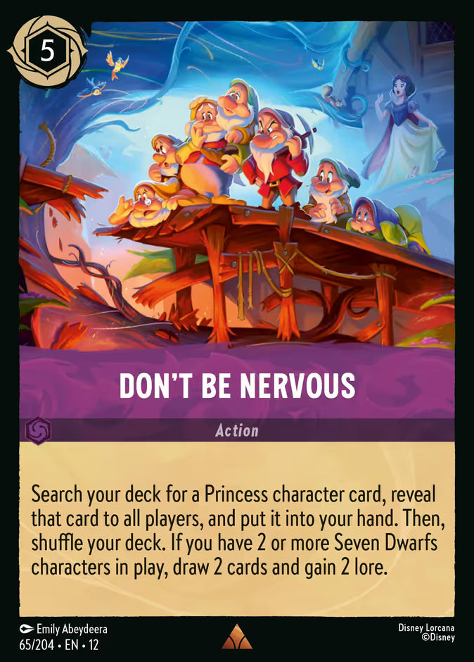Don't Be Nervous - 65/204 - Cold Foil
