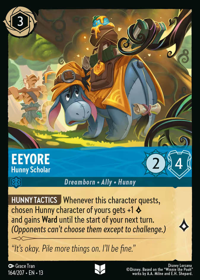 Eeyore - Hunny Scholar - 164/207