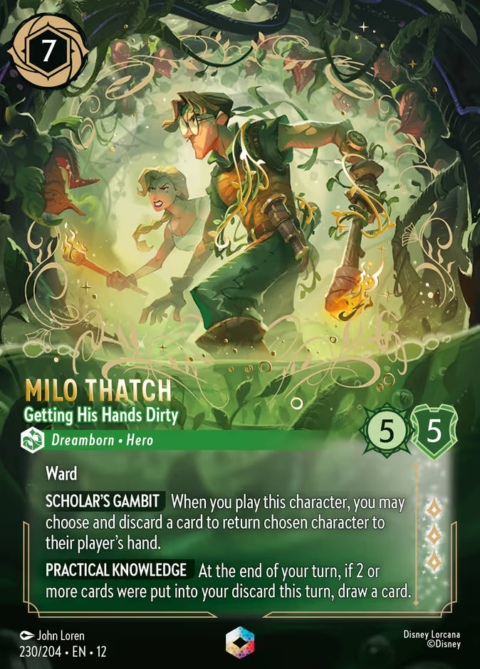 Milo Thatch - Getting His Hands Dirty (Enchanted) - 230/204