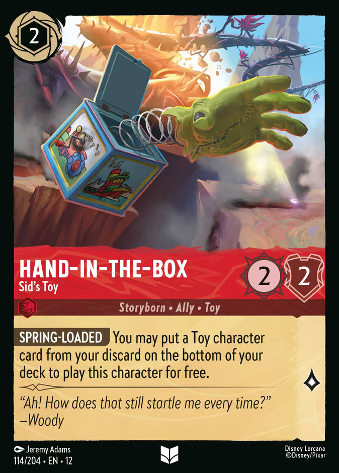 Hand-in-the-Box - Sid's Toy - 114/204 - Cold Foil
