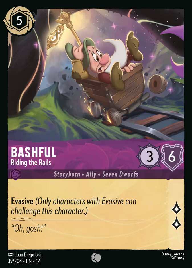 Bashful - Riding the Rails (Foil) - 39/204 - Cold Foil