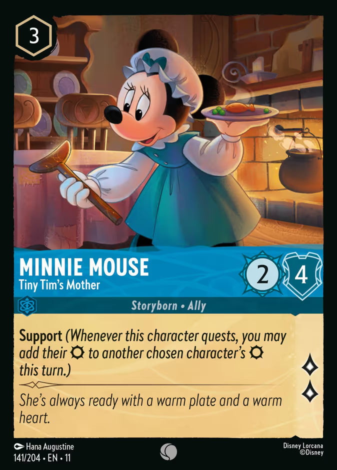 Minnie Mouse - Tiny Tim's Mother - 141/204 - Cold Foil