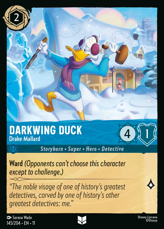 Darkwing Duck - Drake Mallard - 145/204 - Cold Foil