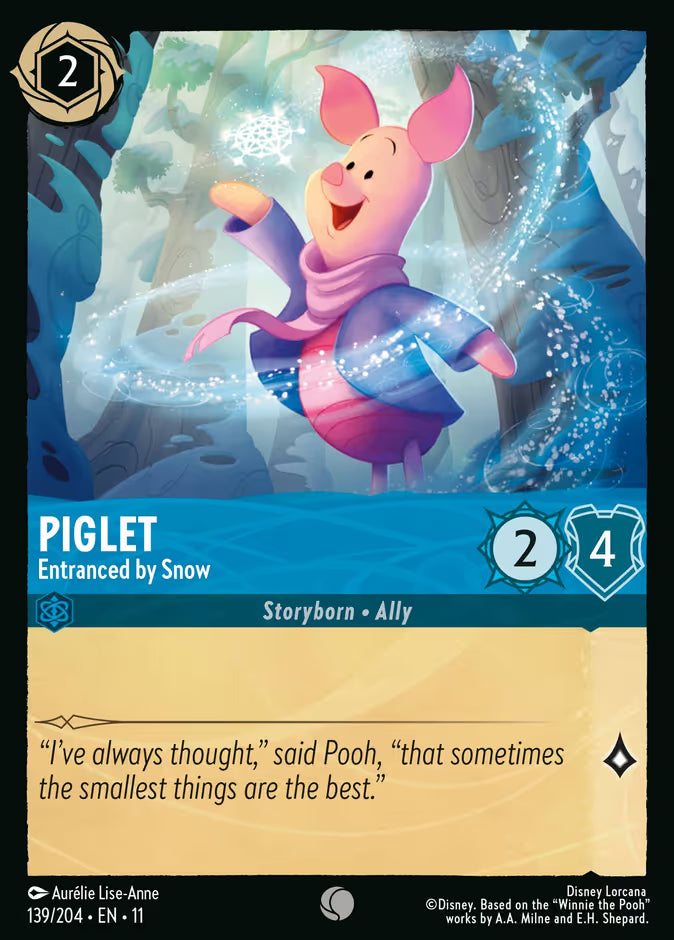 Piglet - Entranced by Snow - 139/204 - Cold Foil