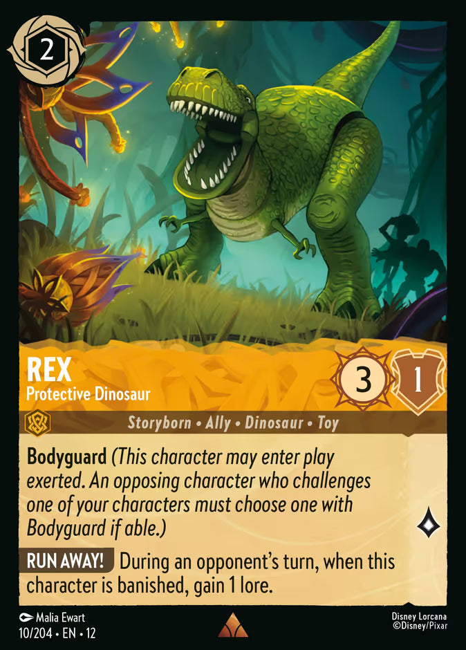 Rex - Protective Dinosaur - 10/204 - Cold Foil