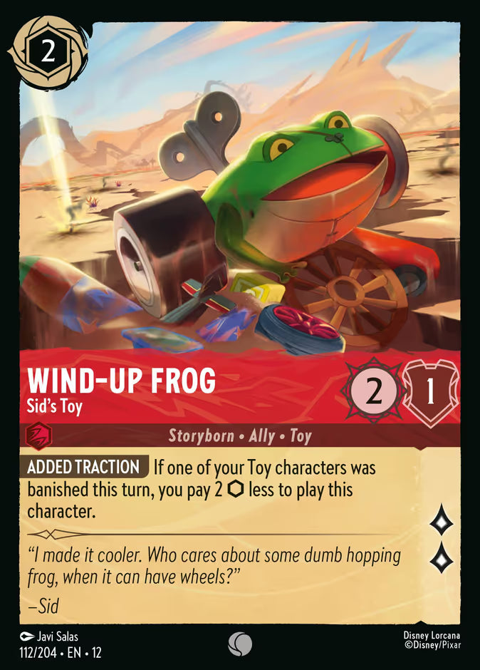 Wind-Up Frog - Sid's Toy - 112/204 - Cold Foil
